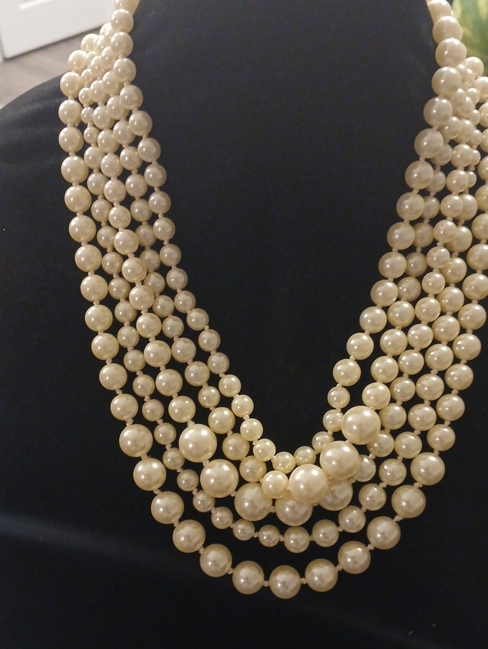 J. Crew Ivory Multi-Strand Faux Pearl Necklace - Women Jewelry